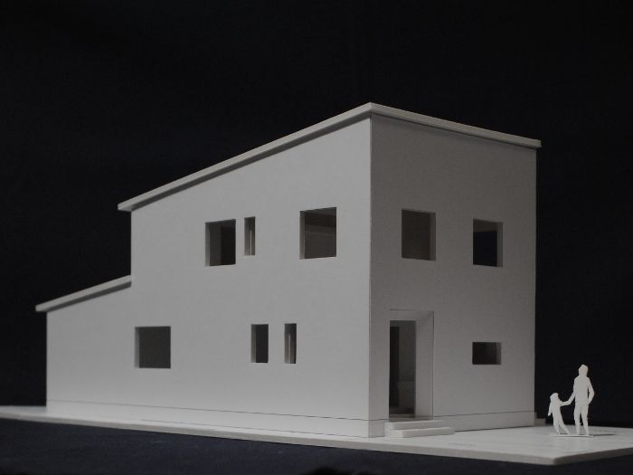 松本市里山辺の家-松本市里山辺の家　模型