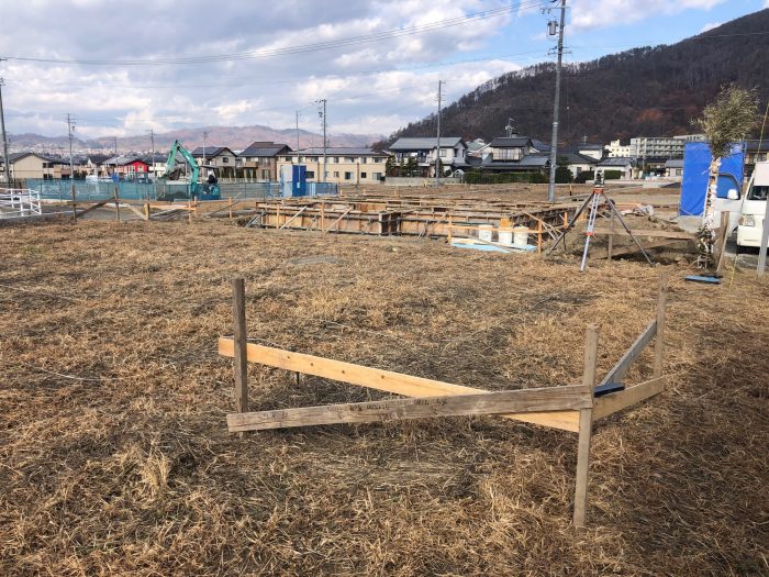 すっきり暮らせる週末ライフを楽しめる住まい　基礎工事着工前の写真